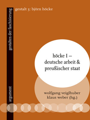 cover image of Höcke I – Deutsche Arbeit & preußischer Staat